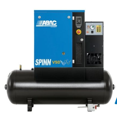 Abac 7.5kW Variable Speed Screw Compressor Dryer Integrated SPINN7,5E 10bar - 4152060829