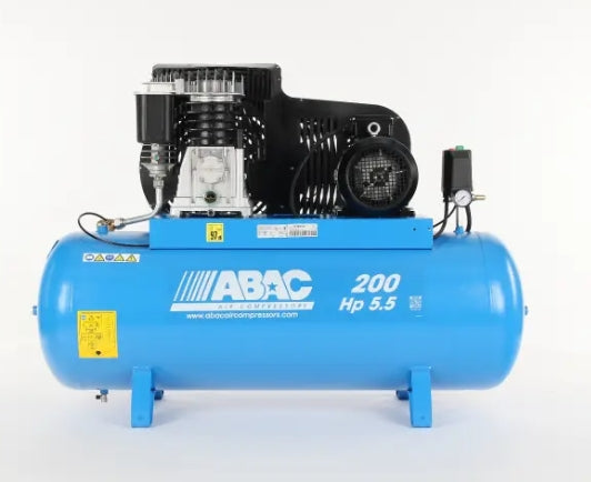 Abac Pro B5900B 2-stage belt-driven piston compressor 5.5Hp - 4116019759