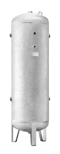 Abac - Vertical 500-litre zinc/galvanised receiver tank, 11 bar - 4101000910